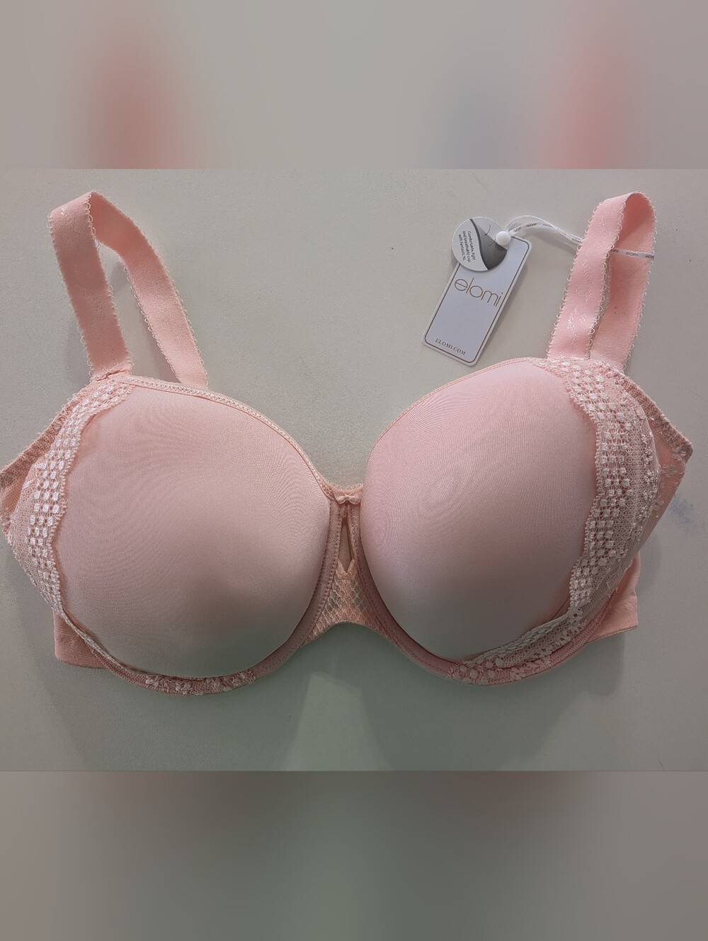 Elomi Charley Bra in Light Pink - Picture 2 of 5